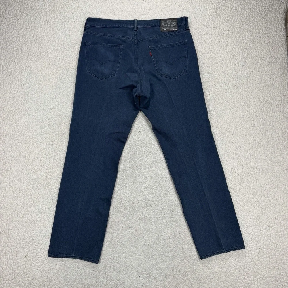 Levi's 501 Straight Jeans Men's 36x32 (Actual 35x30) Streetwear Grunge Normcore